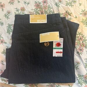 Michael Kors Midnight Blue Denim flare jeans